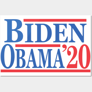 Biden Obama 2020 Posters and Art